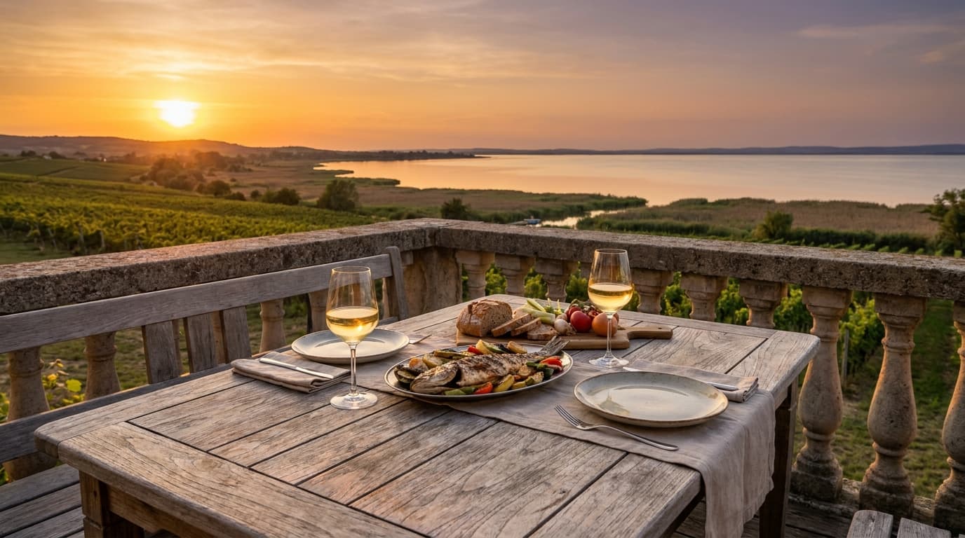 Kulinarik in Rust & am Neusiedlersee: Heurige, Fisch, Wein und Genussmomente