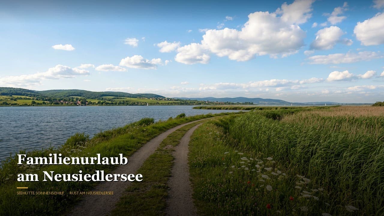 Familienurlaub Neusiedlersee: Radfahren, Bootsfahrten & Ausflüge mit Kindern im Burgenland