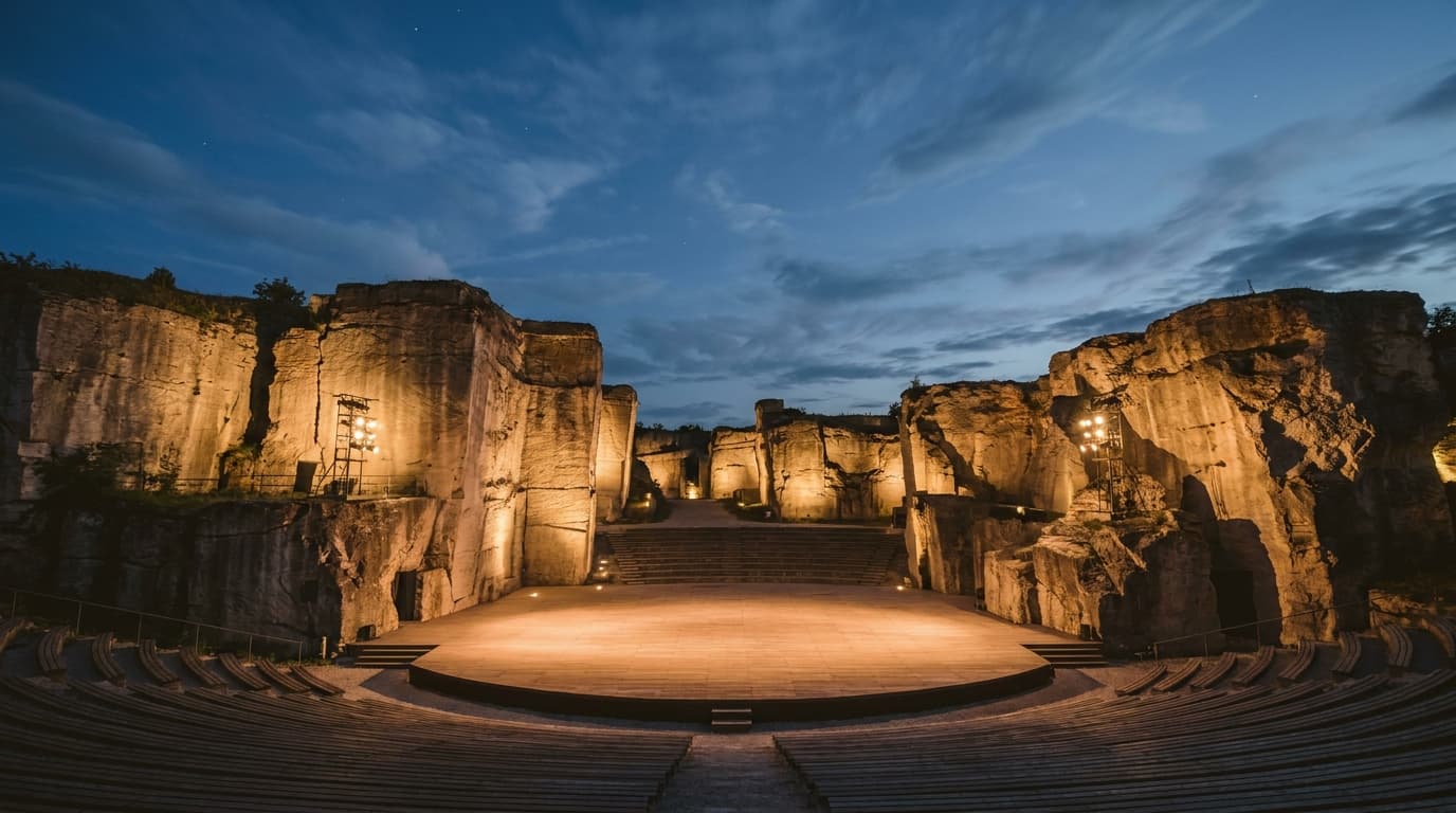Tosca bei der Oper im Steinbruch 2026: Kulturabend in St. Margarethen & Unterkunft am See