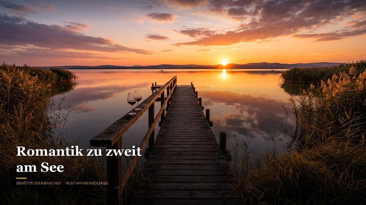 Romantic Getaway Burgenland: Couples Retreat at the Lake Cottage on Lake Neusiedl