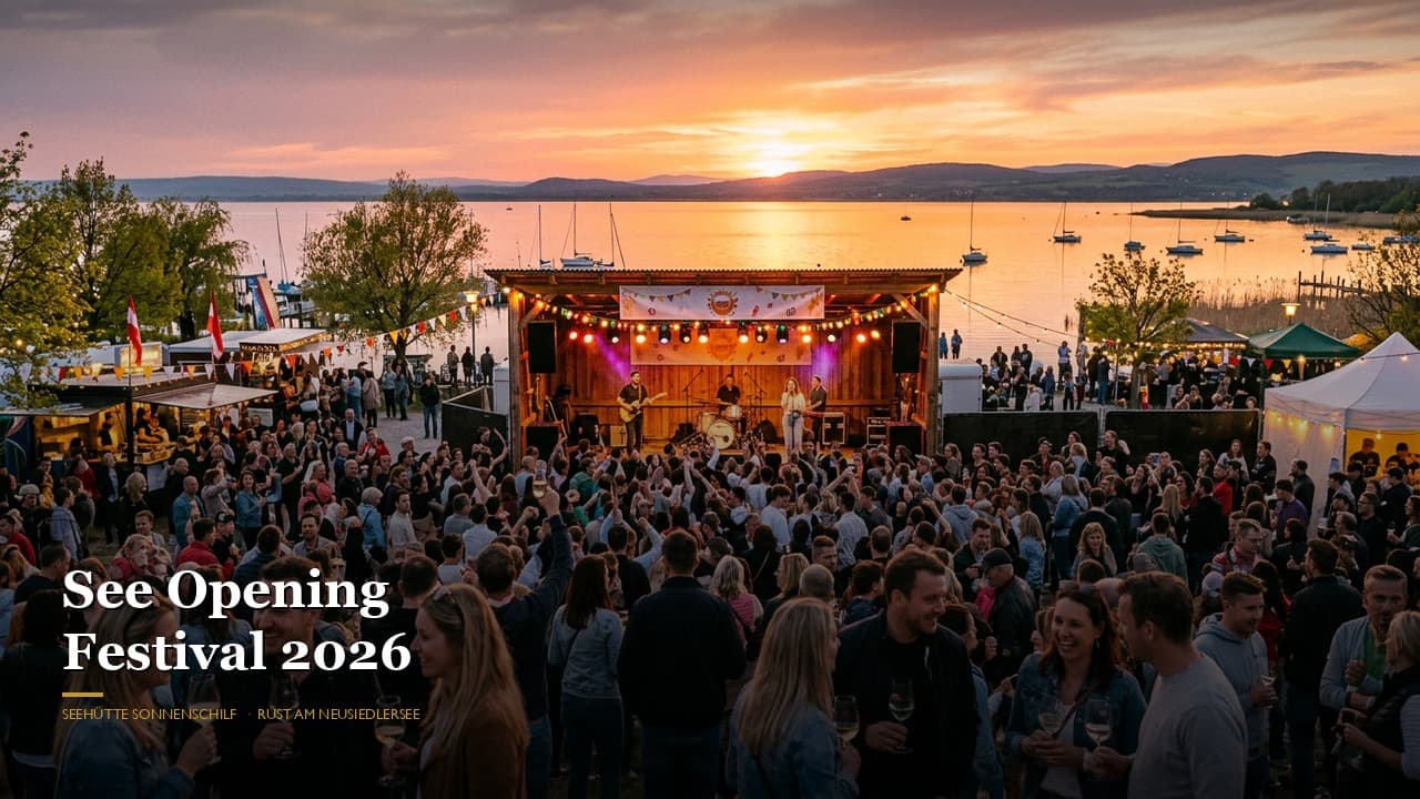 See Opening Festival 2026 am Neusiedlersee: Programm, Tipps & Unterkunft